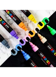 POSCA 8-Piece Bullet Shaped Paint Marker Set 1.8-2.5 mm Multicolour  - Image 4