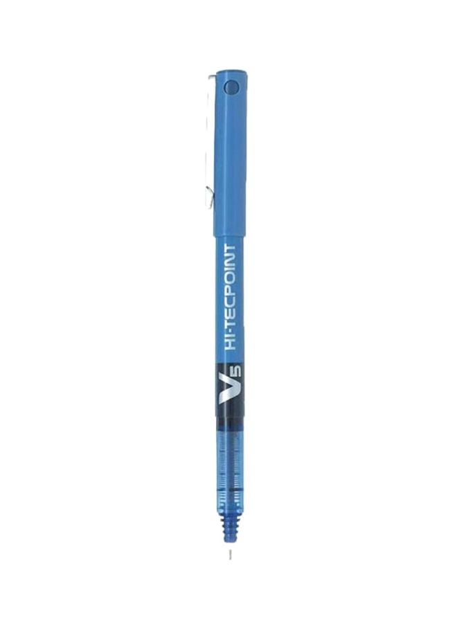 PILOT 12-Piece V5 Hi-Techpoint Roller Ball Pen Set Blue - Image 1