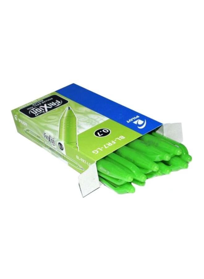 Pack Of 12 Frixion Erasable Roller Ball Pen Green