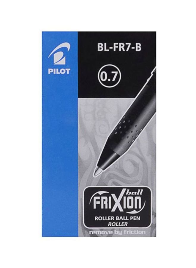 بايلوت طقم أقلام حبر فريكشن سائلة كروية الرأس من 12 قطعة أسود/فضي - Image 3