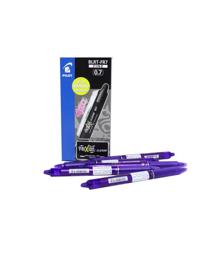 PILOT Frixion Erasable Clicker Pen 0.7mm Violet - Image 1