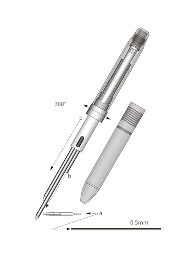 Xiaomi 4 In 1 Multifunction Signing Pen Black/White - Image 2