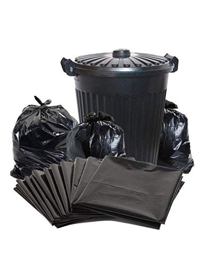أكياس قمامة قابلة للتسميد 40 قطعة حجم كبير أسود 110x130سم - Image 1
