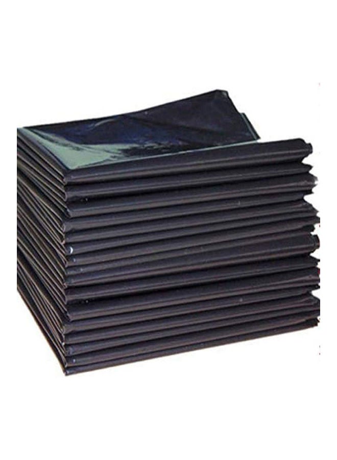 أكياس قمامة قابلة للتسميد 40 قطعة حجم كبير أسود 110x130سم - Image 2