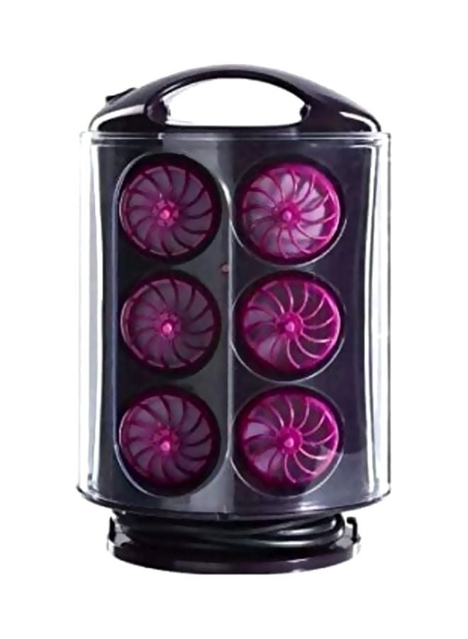 بيبي ليس طقم بكرات تجعيد شعر كليب كيرل مكوّن من 12 قطعة بنفسجي/وردي - Image 1