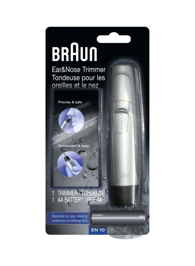 براون ماكينة حلاقة لشعر الأذن والأنف أسود/ فضي - Image 3