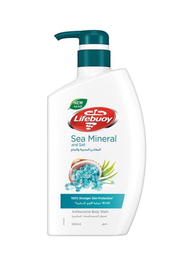 Lifebuoy Sea Mineral And Salt Anti Bacterial Body Wash Sea Minerals 500ml  - Image 1