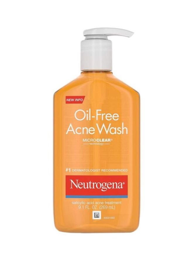 Neutrogena Oil-Free Acne Wash 9.1Fluid Ounce - Image 1