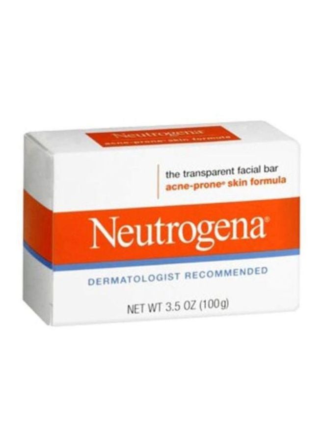 Neutrogena Acne Clean Soap white/orange 100grams  - Image 1