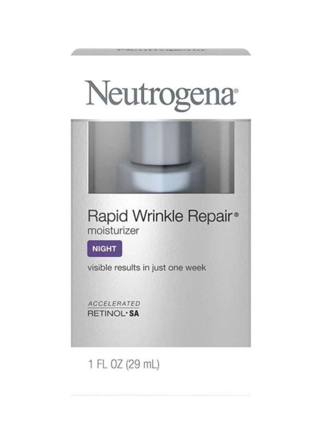 Neutrogena Rapid Wrinkle Repair Night Face Moisturizer Silver 29ml  - Image 2
