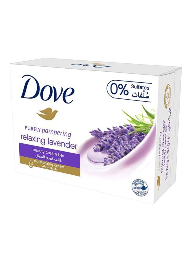 Dove - Relaxing Lavender Beauty Cream Bar Soap 160grams - Image 1