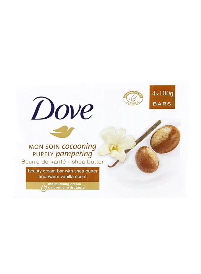 دوف مجموعة صابون بيورلي بمابيرينج بزبدة الشيا مكونة من 4 قطع 4 x 100جرام - Image 2