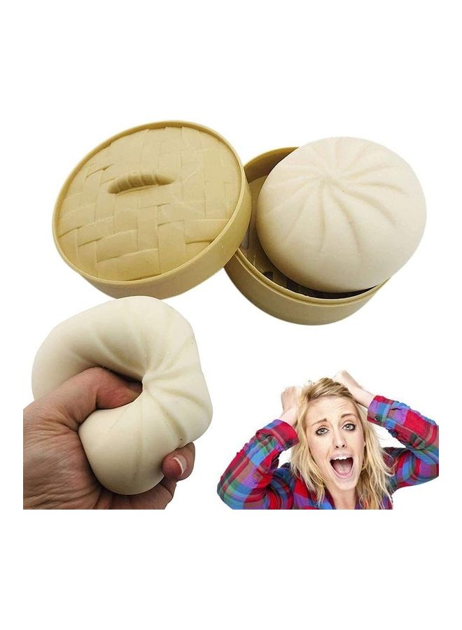 XiuWoo Dumpling Shaped Stress Reliever Squeeze Toy - Image 1
