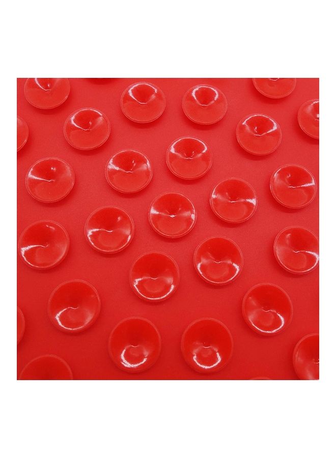 شو وو بساط توزيع طعام من السيليكون لإطعام الكلاب ببطء أحمر 5.90 x 5.90بوصة - Image 5