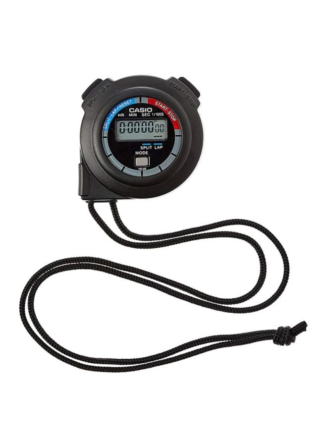 CASIO Handheld Stopwatch Timer Model HS-3V-1R 62×64×17  - Image 1