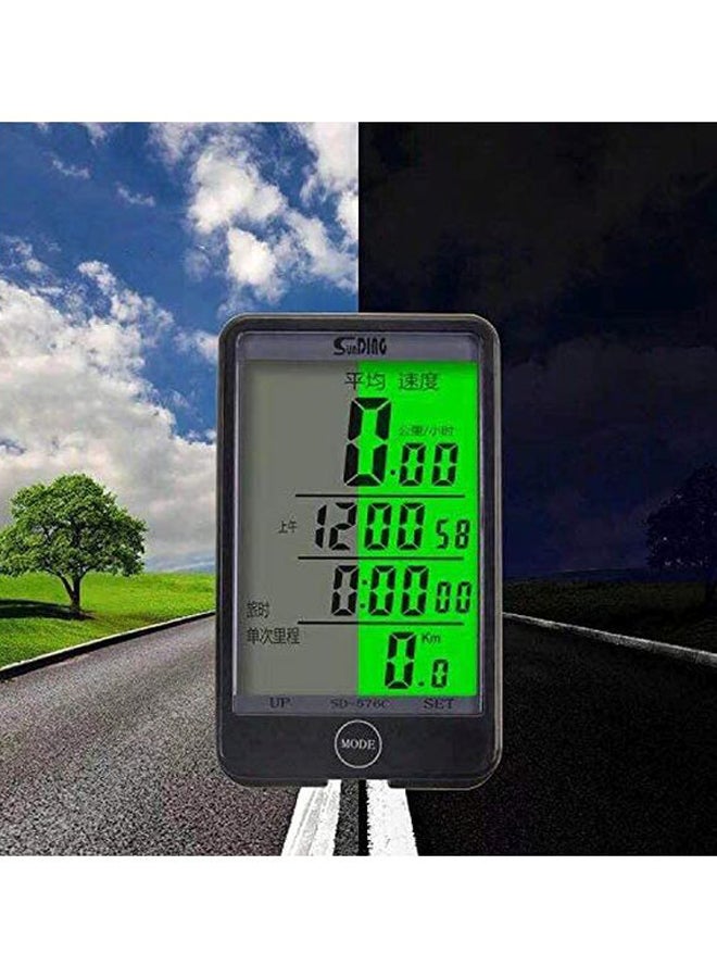 فلرا - عداد سرعة رقمي للدراجة بإضاءة LED 26بوصة - Image 1