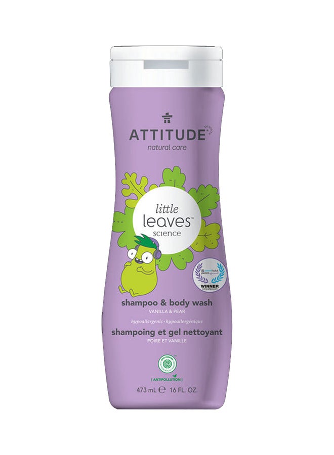 Attitude - 2-In-1 Shampoo And Body Wash - Vanilla & Pear - 473ml - Image 1