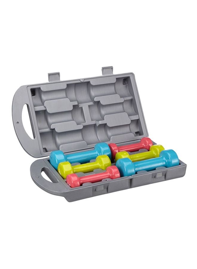 يورك فيتنس دمبل فيتبل من الفينيل من 6 قطع Dumbbells (1, 1.5, 2)كيلوجرام - Image 2