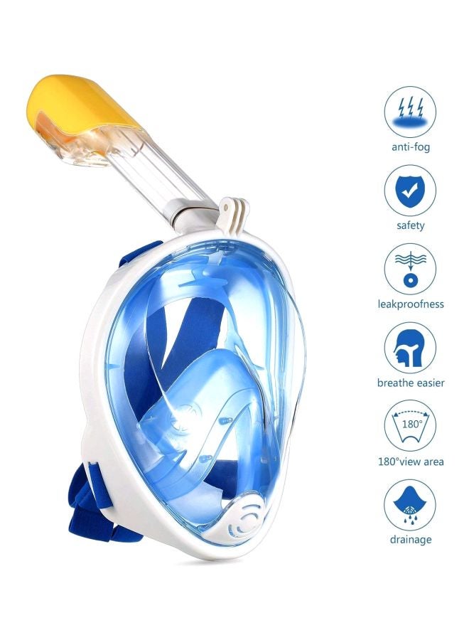 J&J Panoramic View Scuba Diving Mask 12x14cm - Image 2