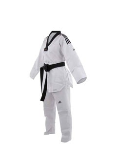 Taekwondo Lady Dobok Uniform - White/Black 160cm
