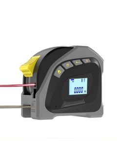 Generic Water Proof Digital Laser Distance Measuring Tape Grey/Yellow  - Image 1