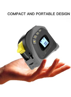Generic Water Proof Digital Laser Distance Measuring Tape Grey/Yellow  - Image 3
