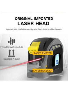 Generic Water Proof Digital Laser Distance Measuring Tape Grey/Yellow  - Image 5