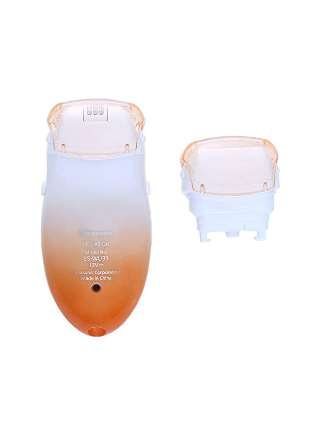 Panasonic - Corded Hair Removal Epilator Orange 12 x 10 x 8cm - Image 1