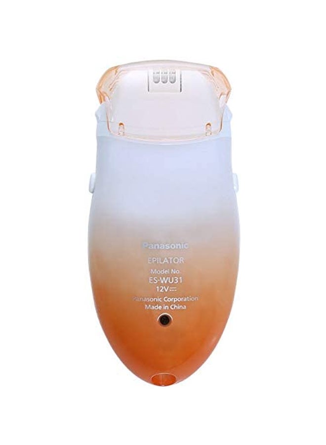 Panasonic - Corded Hair Removal Epilator Orange 12 x 10 x 8cm - Image 1