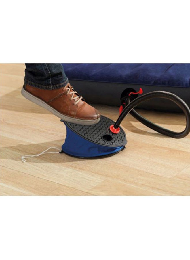 INTEX - Giant Bellows Foot Pump Blue/Black/Red 12inch - Image 1
