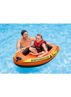 INTEX Explorer Pro 50 Inflatable Boat For 1 Person 137x85x23cm  - Image 4