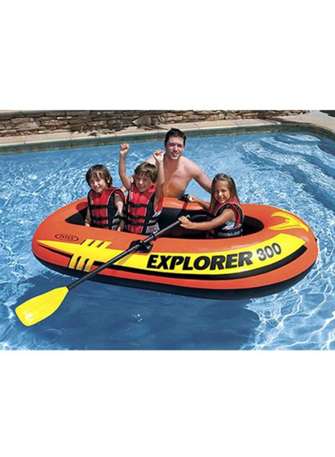 INTEX - Explorer 300 Boat Set 41x211x117cm - Image 1