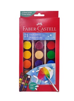 FABER-CASTELL 21 Shades Water Colour Multicolour  - Image 1