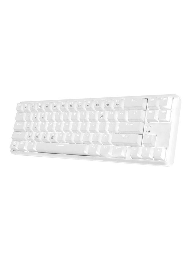 Ajazz K680T Bluetooth Dual Mode Mechanical Keyboard White - Image 3
