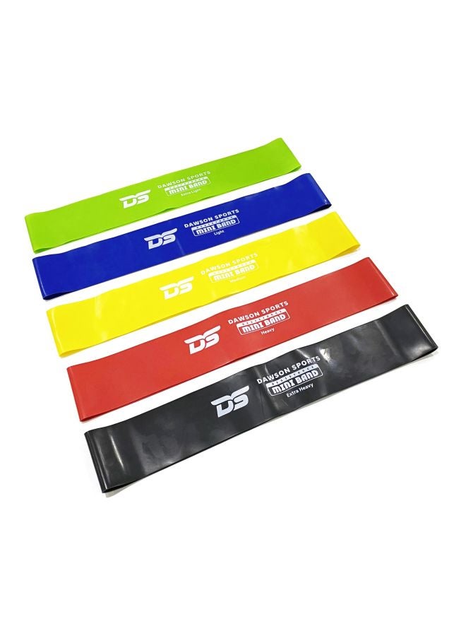 DAWSON SPORTS Latex Resistance Mini Bands (Pack of 5)  - Image 2