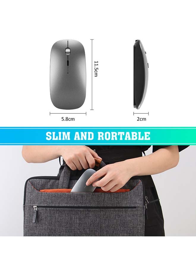 موتيم ماوس لاسلكي رمادي - Image 5