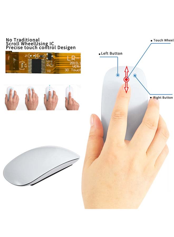 Motim Wireless Mouse White  - Image 3