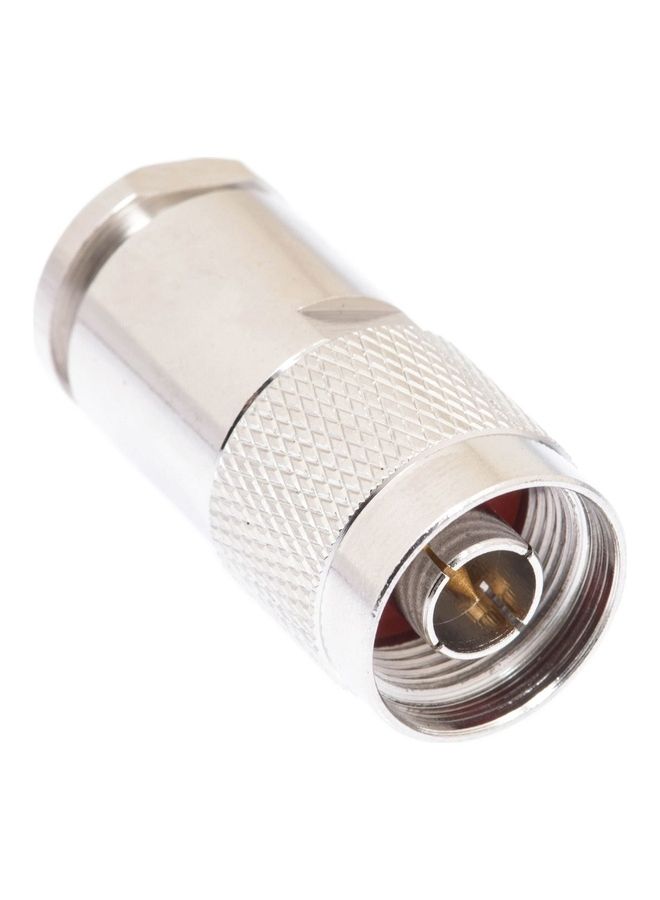 LMR 400 N Male Connector for LMR-400 LMR-400-DB LMR-400-FR And 400 Series Cable Silver