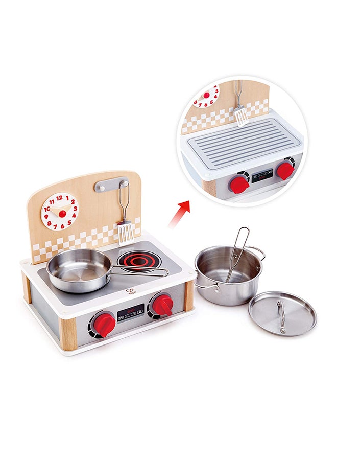 Hape - 2-In-1 Kitchen And Grill Set E3151 11.8x9.1x10.1inch - Image 1