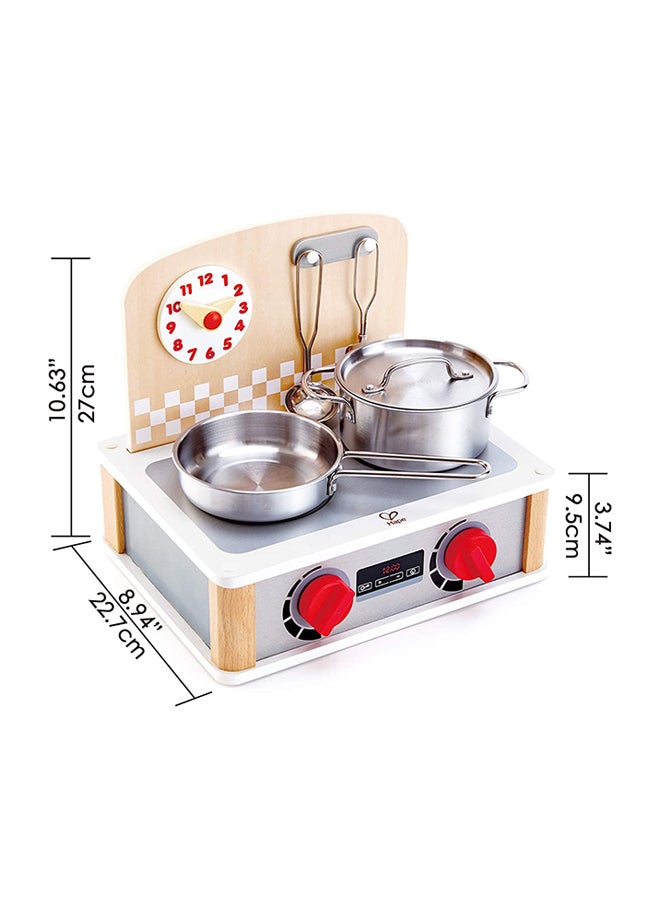 Hape - 2-In-1 Kitchen And Grill Set E3151 11.8x9.1x10.1inch - Image 1