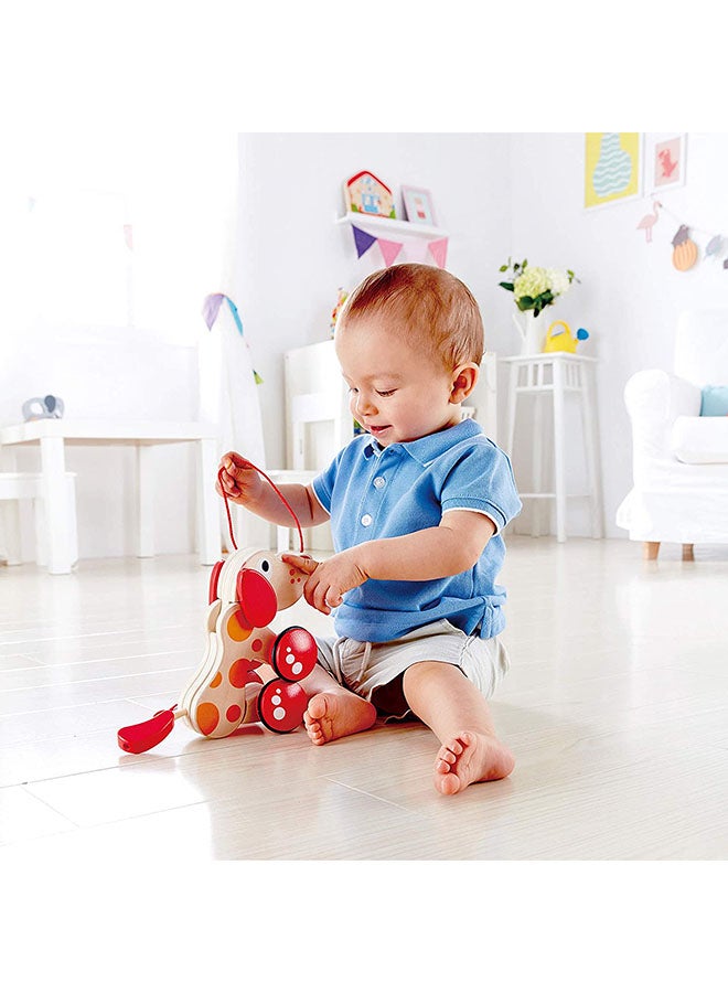 Hape - Walk-A-Long Puppy Pull Toy - Image 1