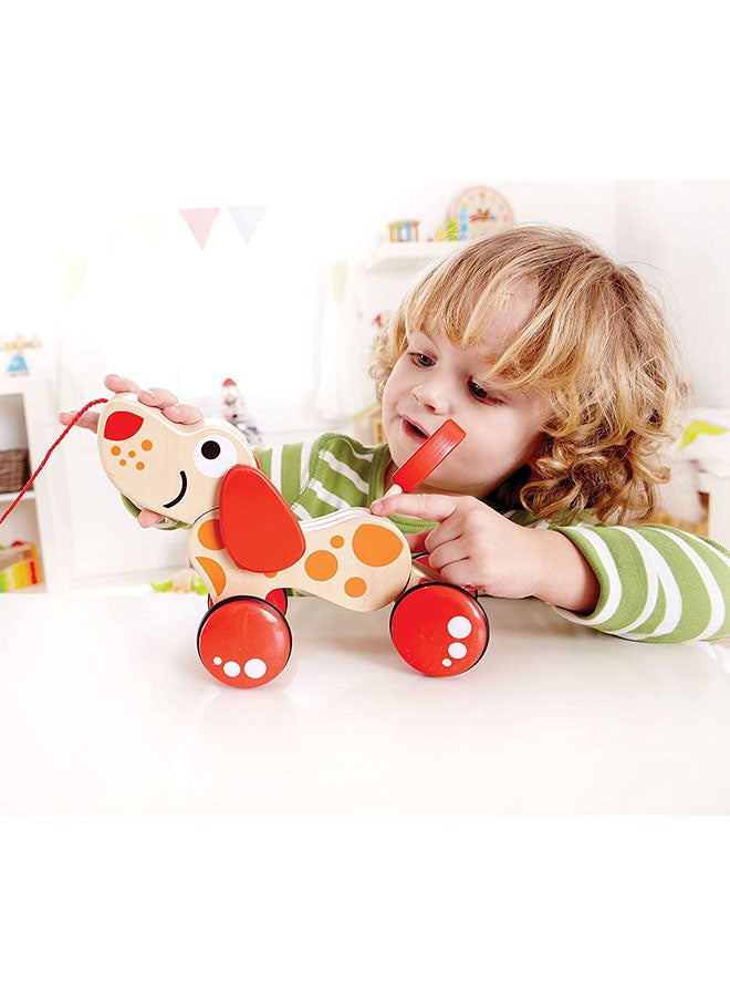 Hape - Walk-A-Long Puppy Pull Toy - Image 1