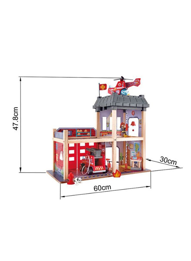 هيب - مجموعة ألعاب City Fire Station مكونة من 13 قطعة - Image 1