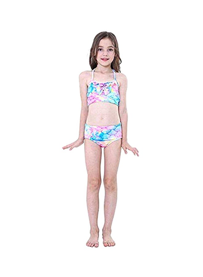 J&J 5-Piece Mermaid Swimming Suit With Bikini Set 140cm  - Image 4