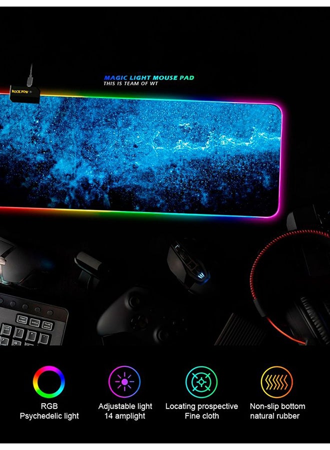 Rock Pow - Gaming Mouse Pad With Led Lighting Mode - Image 1