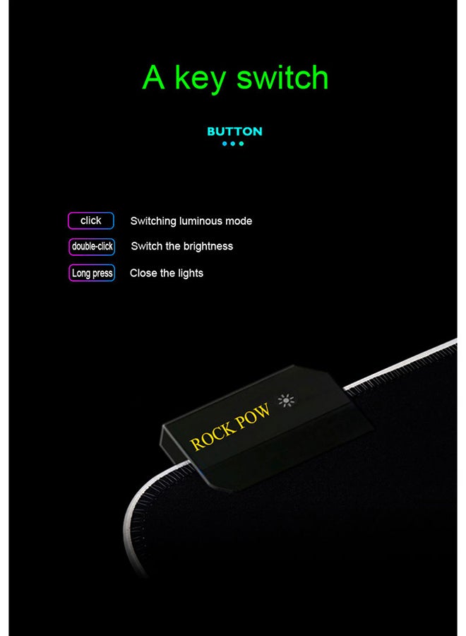 روك بو لوح ماوس ألعاب مع إضاءة LED - Image 4