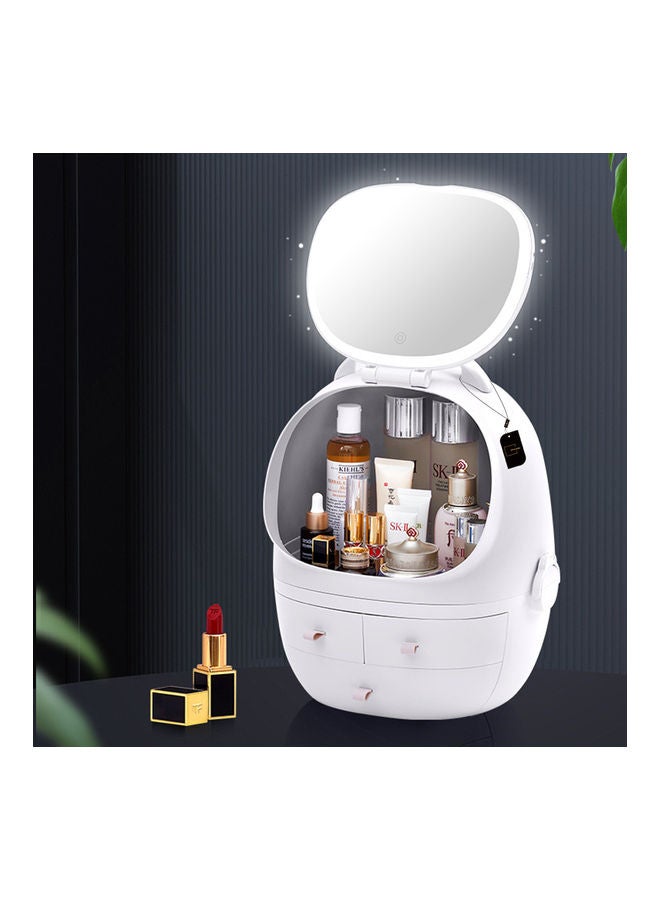 شاربدو حقيبة تنظيم مستحضرات التجميل للنساء أبيض - Image 2