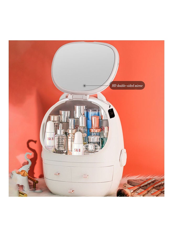 شاربدو حقيبة تنظيم مستحضرات التجميل للنساء أبيض - Image 3