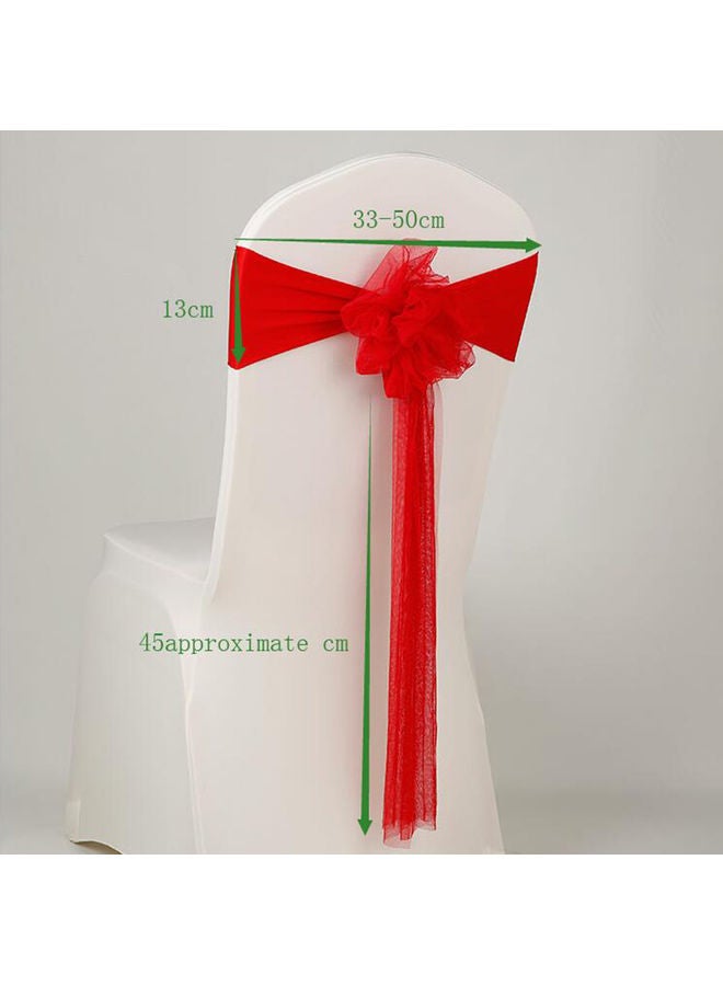Chair Sash Bow Red - Image 2