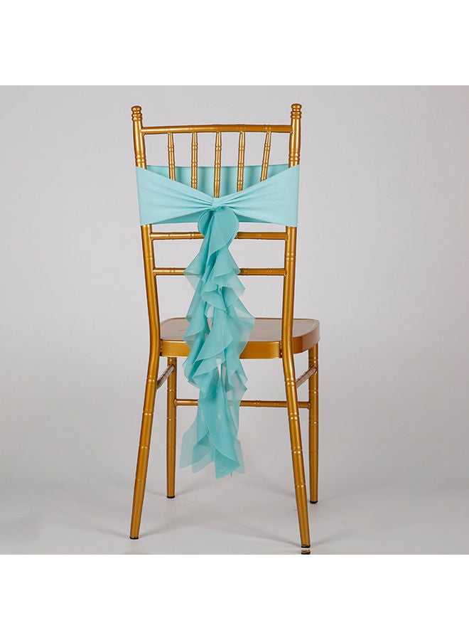 Chair Sash Bow Blue  - Image 1